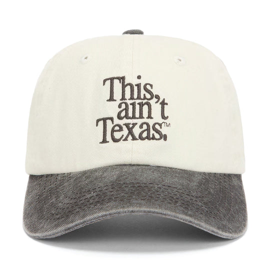 This Ain'T Texas Official Tm - Papa Cap - Bone & Black Snow - The Laundry Room