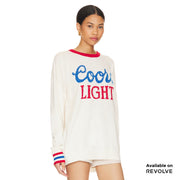Coors Light 1980 - Cashmere Sweater - White & Red