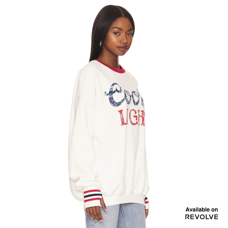 Coors Light Crackle 1980 - Jump Jumper - White & Red