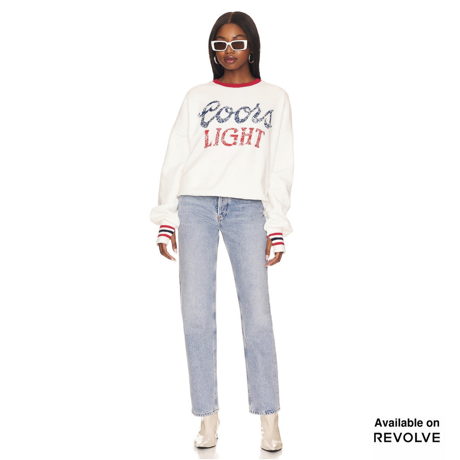 Coors Light Crackle 1980 - Jump Jumper - White & Red