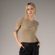 Essentials - Baby Tee - Camel Gold - The Laundry Room