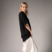 Essentials - Oversized Tee - Black - The Laundry Room