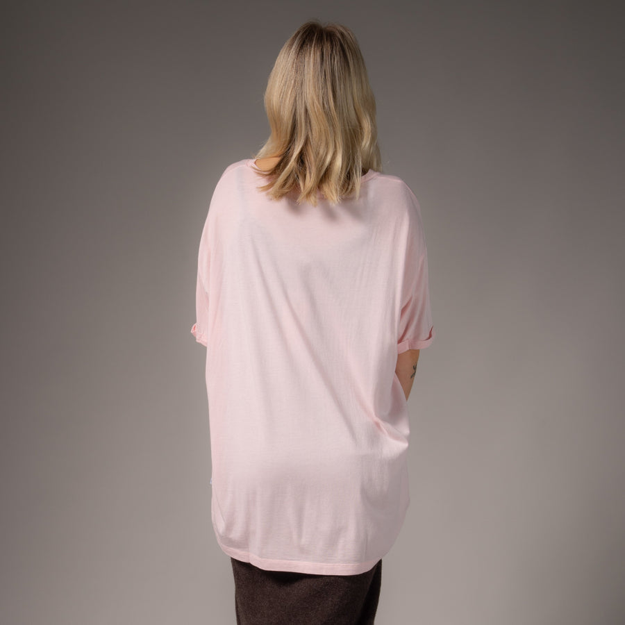 Essentials - Oversized Tee - Blush Pink - The Laundry Room