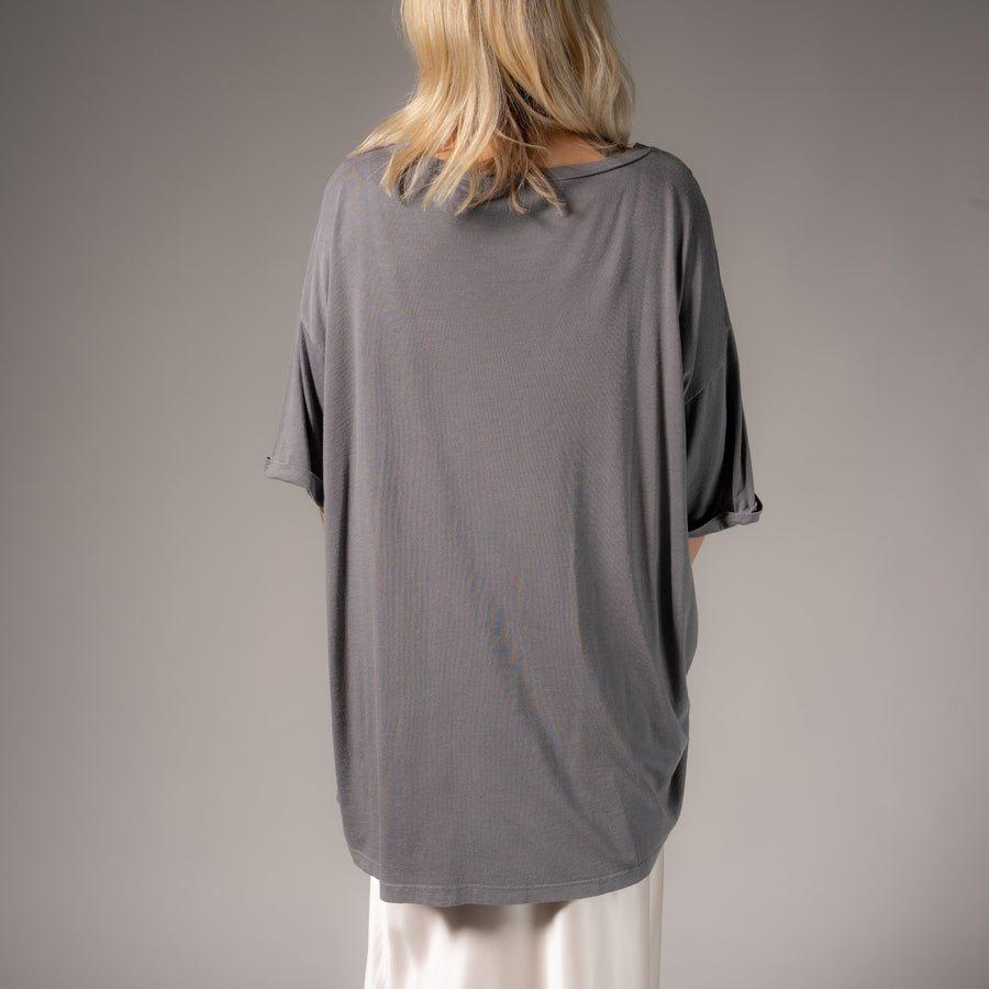 Essentials - Oversized Tee - Gravity Grey - The Laundry Room