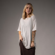 Essentials - Oversized Tee - Pebble Heather - The Laundry Room