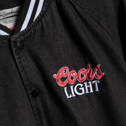 Coors Light Official Tm - Stadium Denim Jacket - Washed Black Denim Washed Black Denim / XS