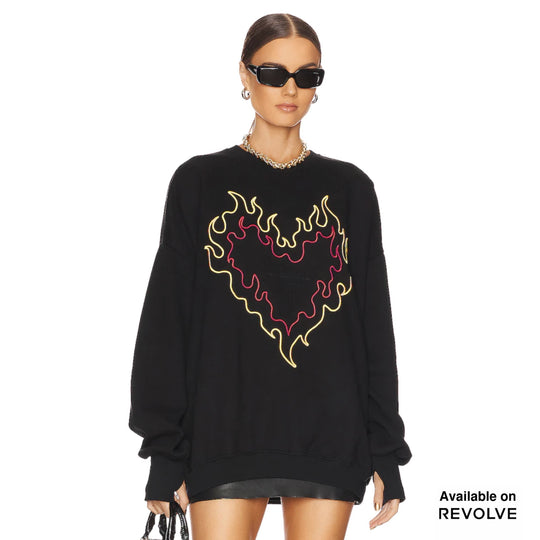 Burn Heart - Jump Jumper - Black Black / XS