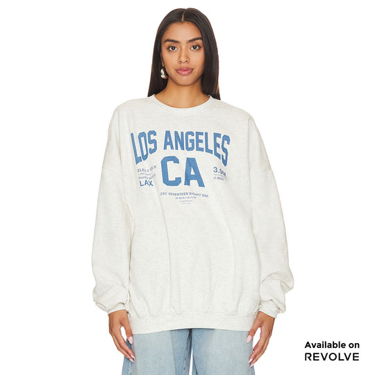 Welcome To Los Angeles - Jump Jumper - Pebble Heather Pebble Heather / XS