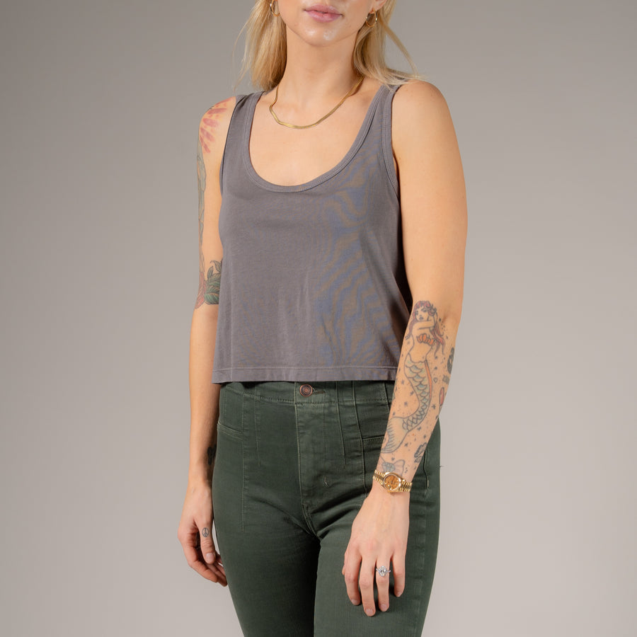 Essentials - Boxy Tank - Gravity Grey Gravity Grey / XS