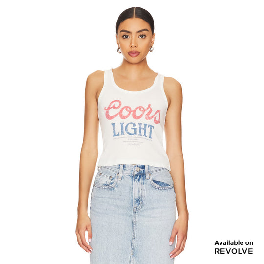 Coors Light 1980 - Rib Tank - White White / XS