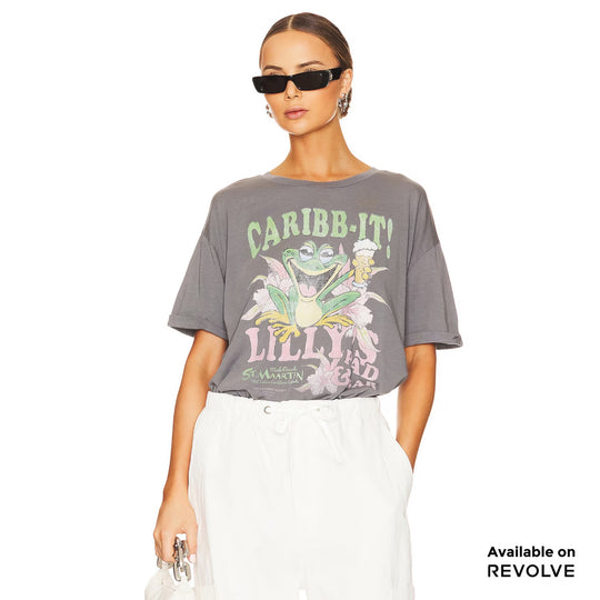 Caribbit - Oversized Tee - Gravity Grey Gravity Grey / XS