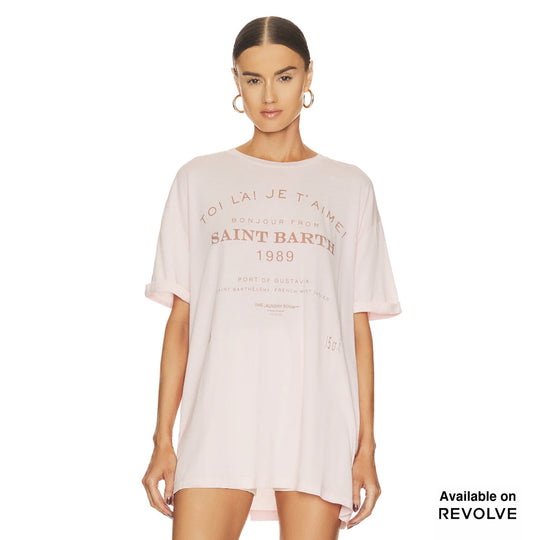 Saint Barth 89 - Oversized Tee - Blush Pink Blush Pink / XS