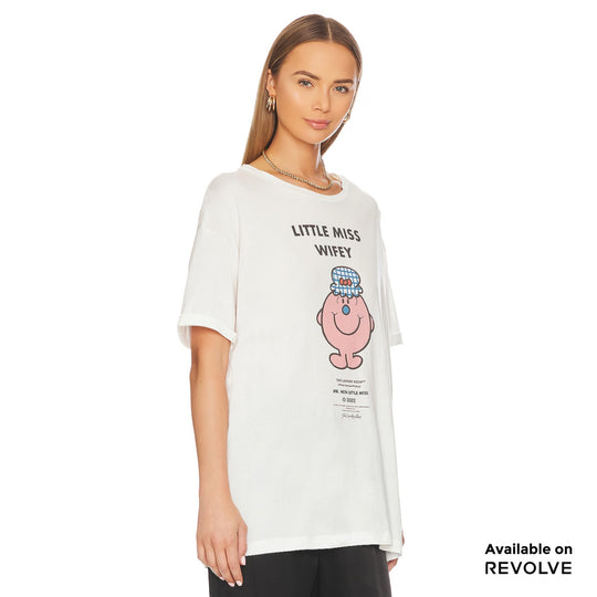 Little Miss Wifey - Oversized Tee - White White / XS