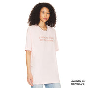 Wine Down - Oversized Tee - Blush Pink Blush Pink / XS