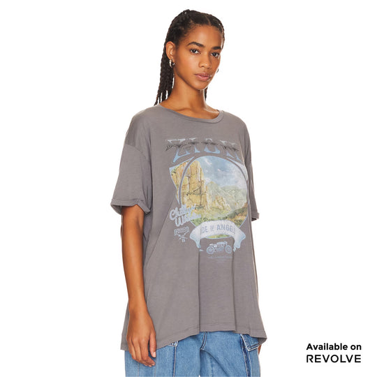 Zion Ride - Oversized Tee - Gravity Grey Gravity Grey / XS