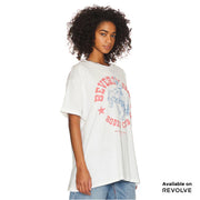 Beverly Hills Rodeo Club - Oversized Tee - White White / XS