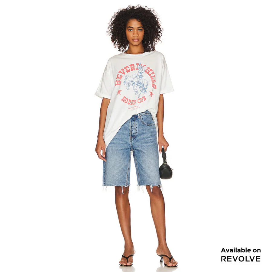 Beverly Hills Rodeo Club - Oversized Tee - White White / XS