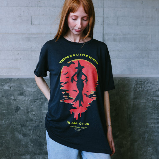 Witch Within - Oversized Tee - Black Snow