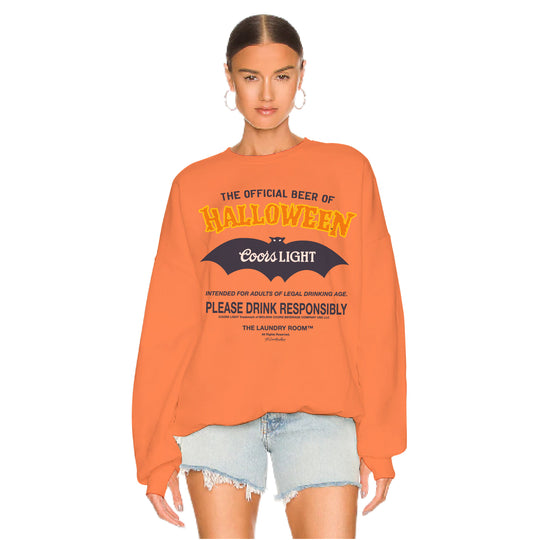 Coors Light Official Halloween  - Jump Jumper - Orange Snow - The Laundry Room