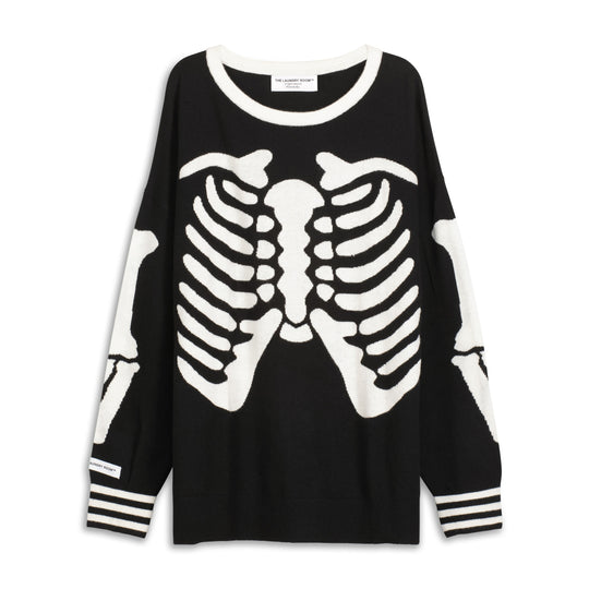 Skully Cashmere - Cashmere Sweater - Black - The Laundry Room