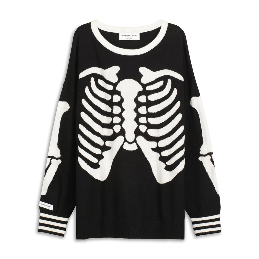 Skully Cashmere - Cashmere Sweater - Black - The Laundry Room