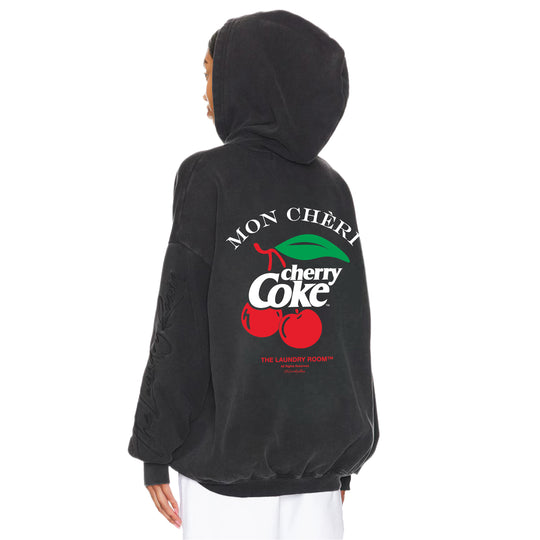 Mon Cheri Cherry Coke Branch - Hideout Hoodie - Black Snow