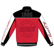 Coca Cola Racing Jacket  - Racing Jacket - Black & Red & White - The Laundry Room