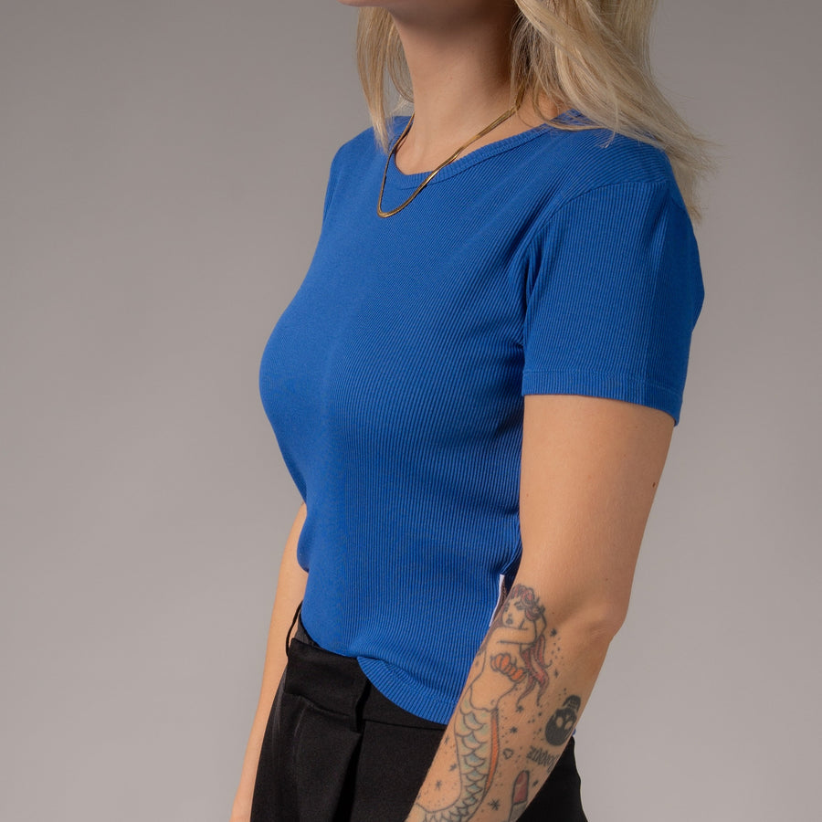 Essentials - Baby Tee - Vintage Blue - The Laundry Room