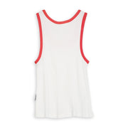 Essentials - Rib Tank - White & Red - The Laundry Room