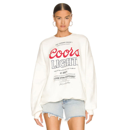 Coors Light Official Tm - Jump Jumper - White - The Laundry Room