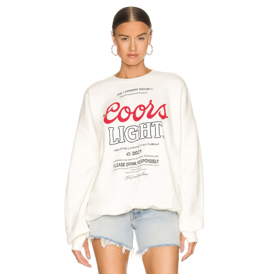 Coors Light Official Tm - Jump Jumper - White - The Laundry Room