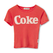 Coke Patchwork - Baby Tee - Vintage Red - The Laundry Room