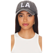 LA Patch - Papa Cap - Black Snow