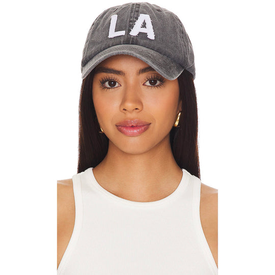 LA Patch - Papa Cap - Black Snow