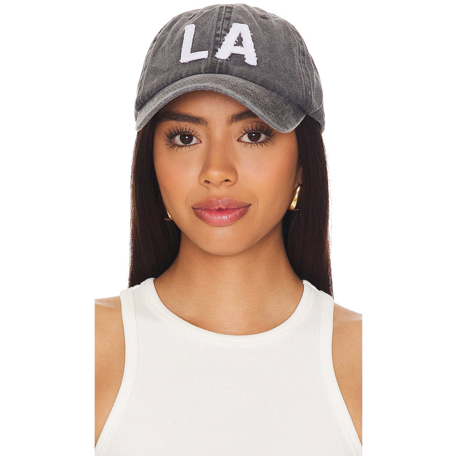 LA Patch - Papa Cap - Black Snow