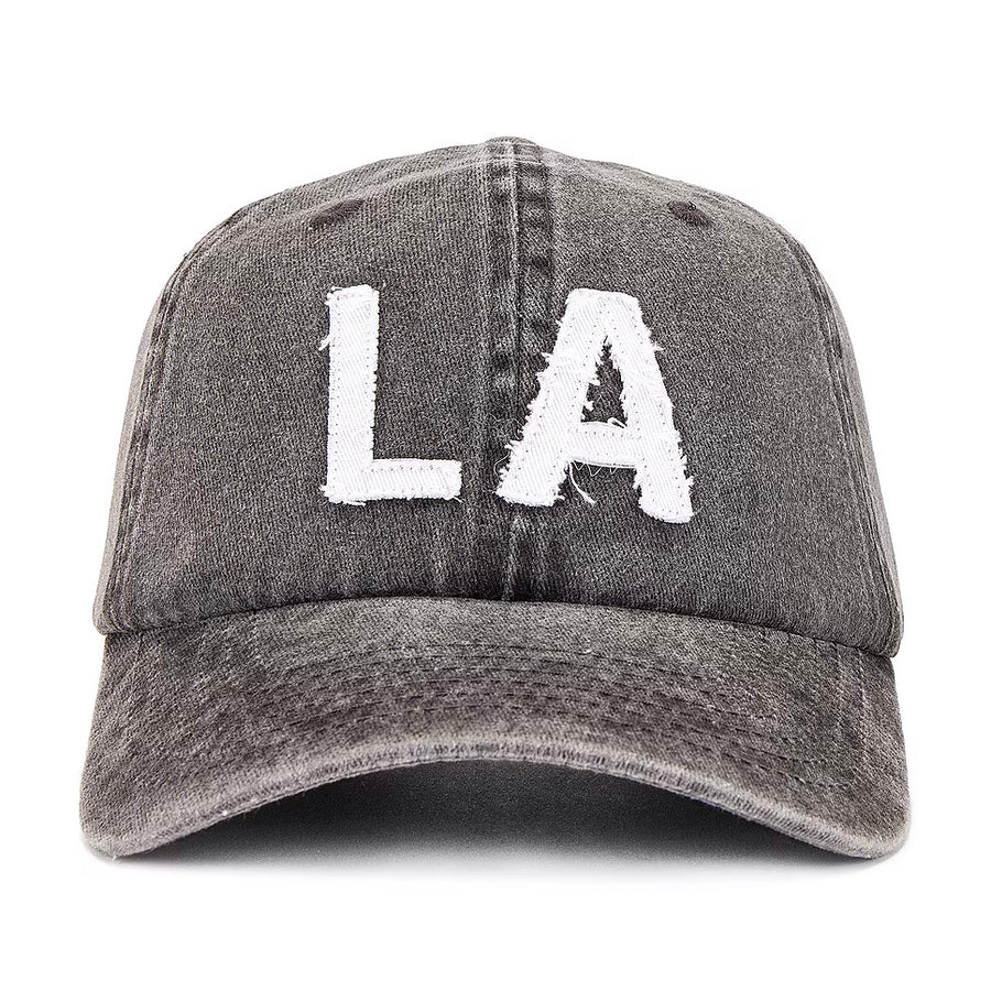 LA Patch - Papa Cap - Black Snow
