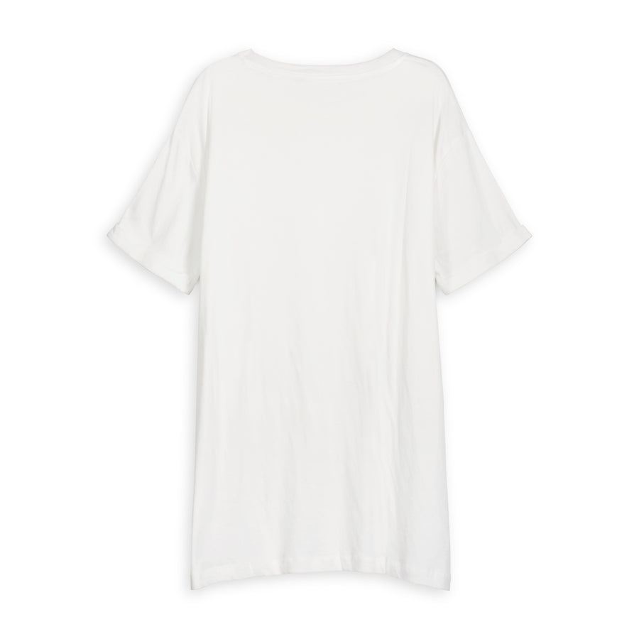 Essentials - Oversized Tee - White - The Laundry Room