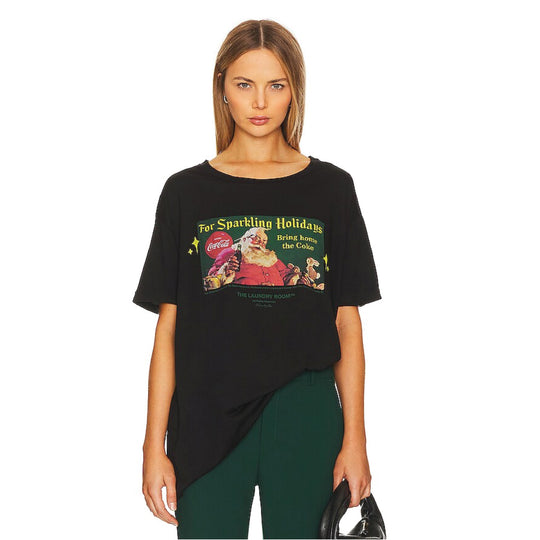 Bring Home The Coke - Oversized Tee - Black