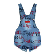 Coors Light Big Colors Logo - Printed Denim Shortall - Salton Sea - The Laundry Room