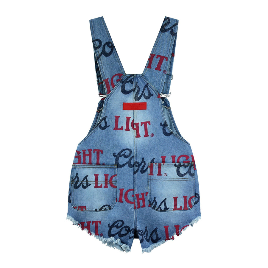Coors Light Big Colors Logo - Printed Denim Shortall - Salton Sea - The Laundry Room
