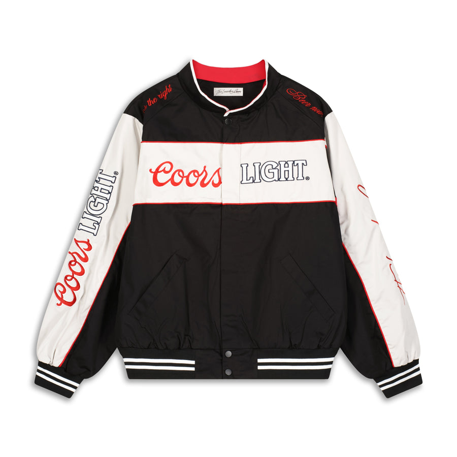 Coors Light Official Tm - Racing Jacket - Black - The Laundry Room