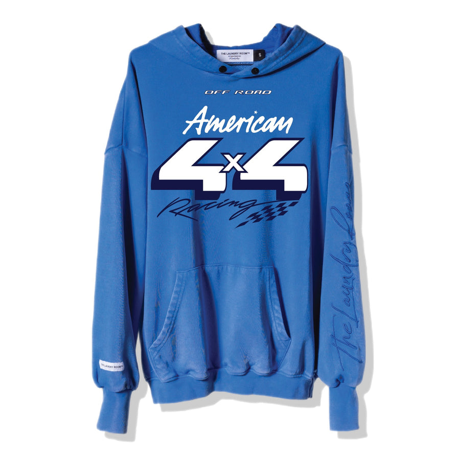 Off Road American 4X4  Racing - Hideout Hoodie - Vintage Blue - The Laundry Room