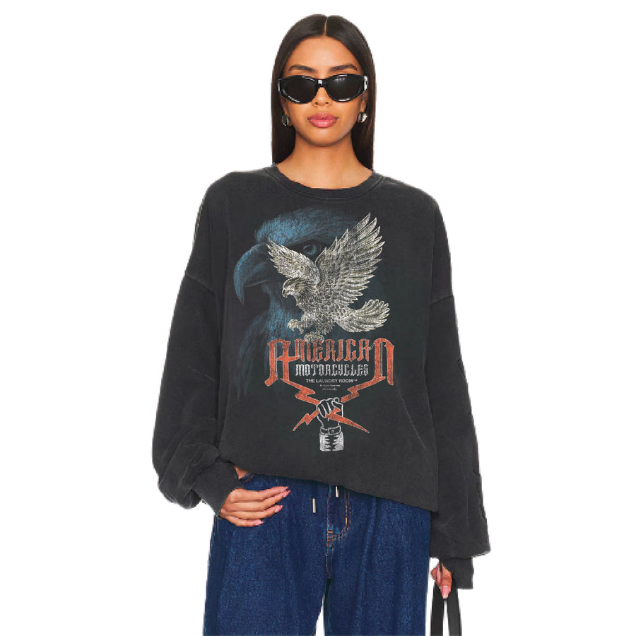 American Motorcycles - Jump Jumper - Black Snow