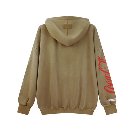 We Want Coke  - Hideout Hoodie - Camel Gold