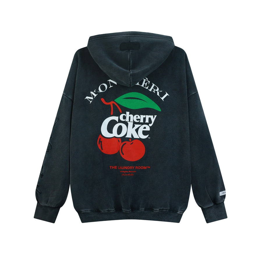 Mon Cheri Cherry Coke Branch - Hideout Hoodie - Black Snow