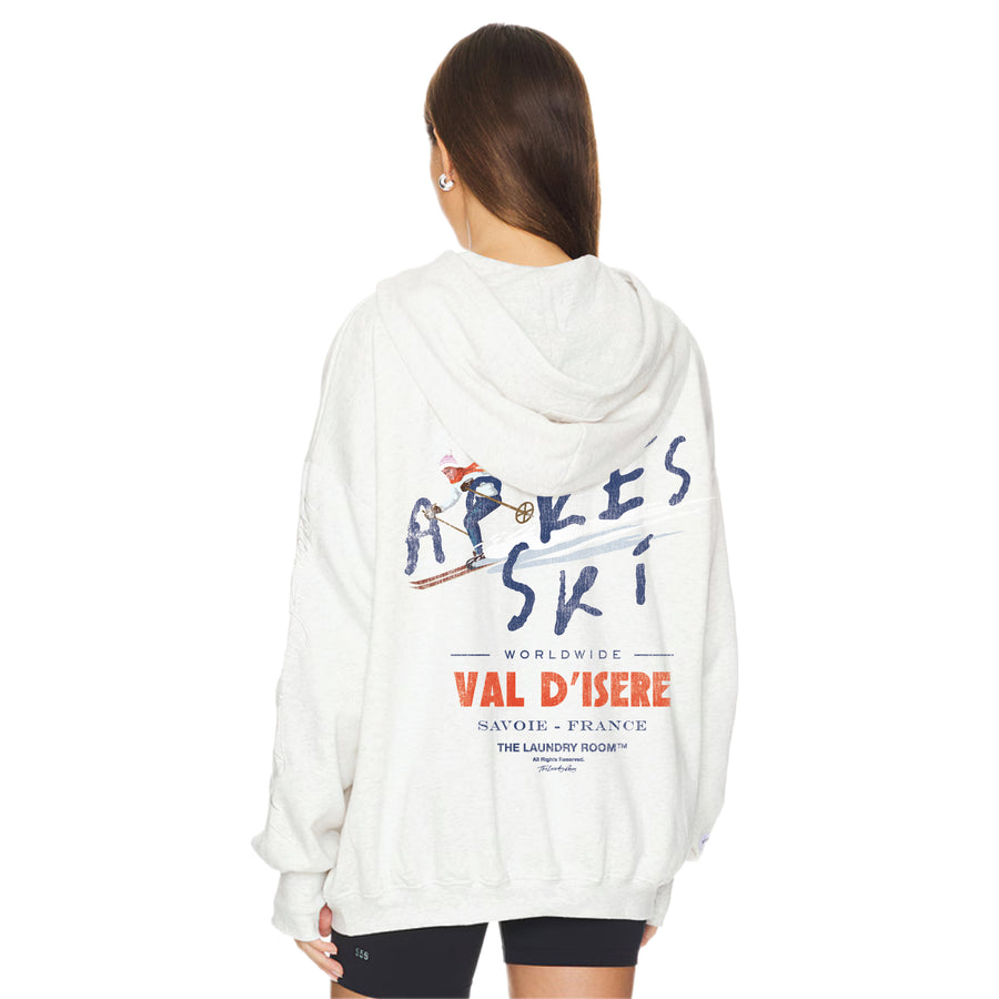 Apres Ski Savoie France - Hideout Hoodie - Pebble Heather