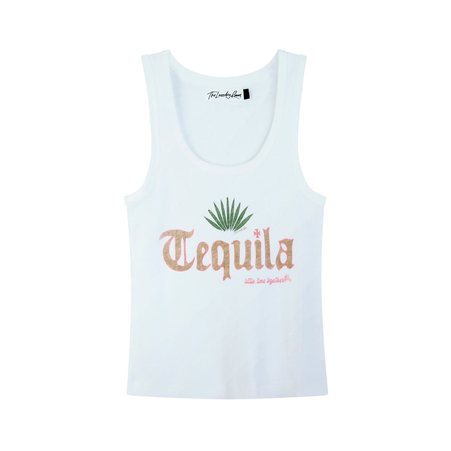 Tequila - Rib Tank - White
