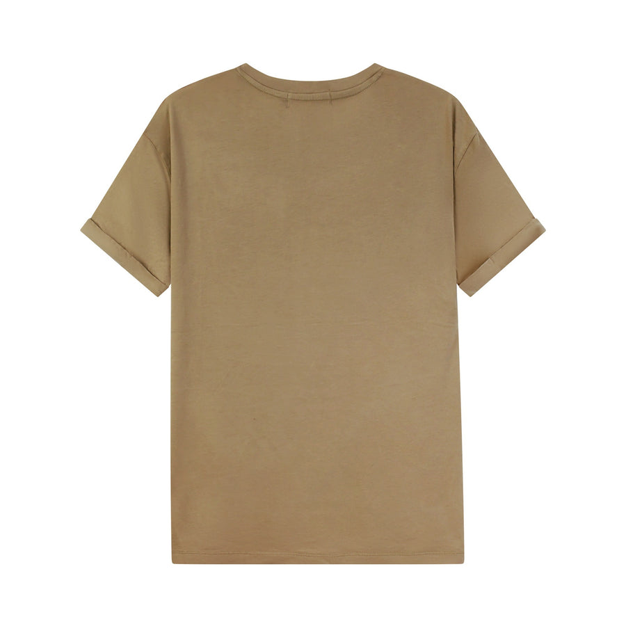 Howdy Love - Oversized Tee - Camel Gold