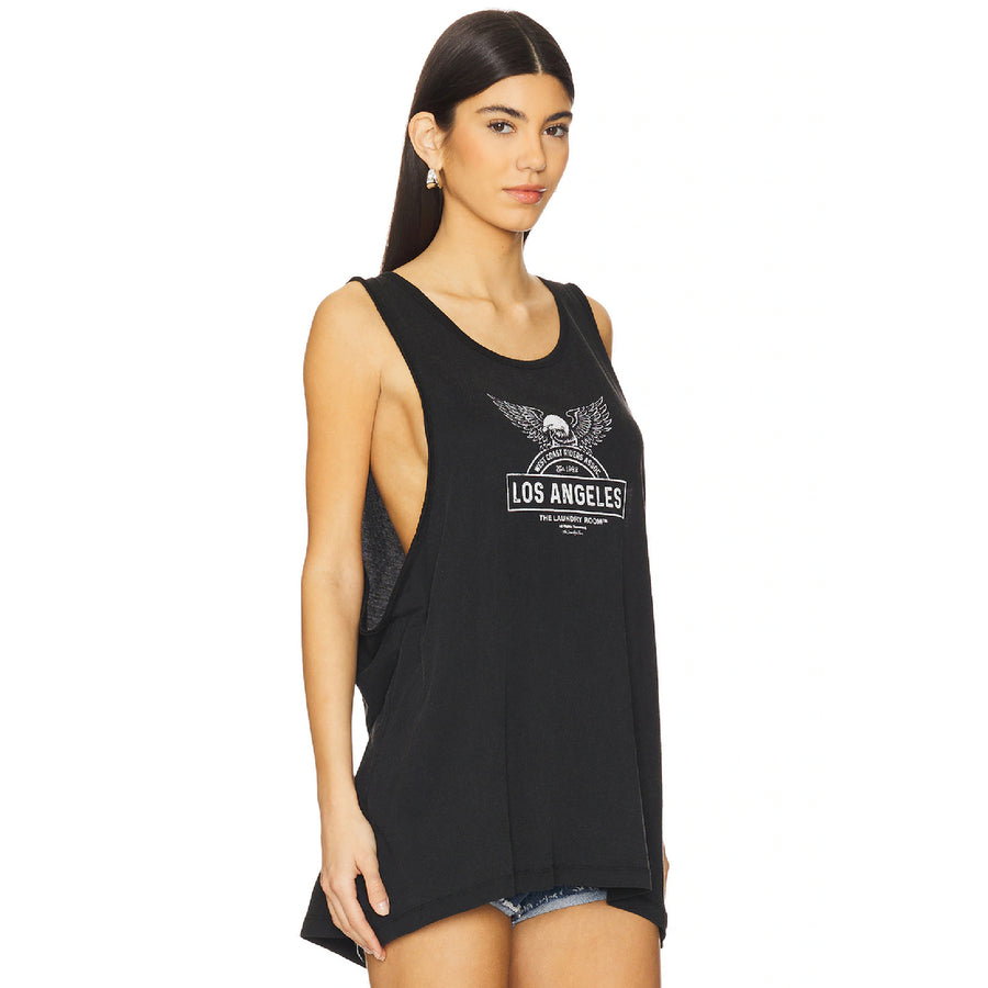 West Coast Riders - Papa Tank - Black Snow
