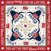 This Ain'T My First Coors Rodeo - Silky Bandana - Vintage Red - The Laundry Room
